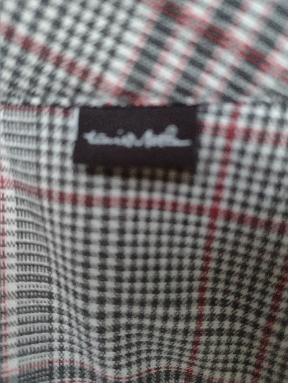 Travis Mathew Golf Shorts Mens Size 38 Red Gray Plaid Stretch Preppy Outdoors - Picture 5 of 6